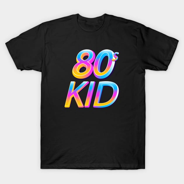 Eighties Kid T-Shirt by Chesterika